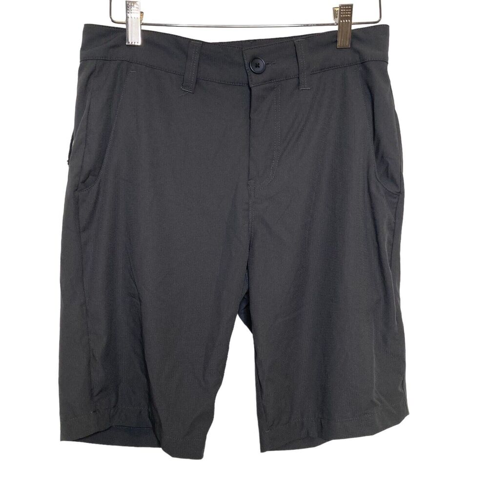 Coastaoro Men's Rider Tailored Shorts  Charcoal Zip Casual Size 30